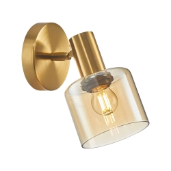 Santia Kinkiet WL-65342-1 BRO+AMBER Italux - zdjęcie produktu